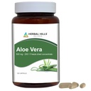 HERBAL HILLS Aloe Vera kapslid (Aloe barbadensis) | 120 kapslit (500 mg) | Pure Aloe Külmutatud Kuivatatud pulbri lisand, kõrge kontsentratsioon, toetab üldist heaolu