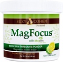 Suzy Cohen MagFocus Magneesium Threonate Pulber Toidulisand 200mg, Tervislik Närv, Toetus Tunnetus, Energia, Luu Tervis, Stevia, Sidrunimaitse, 60 Serving