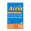 Aleve Back & Lihaste valu leevendamine Naprokseen Naatriumtabletid , valu leevendaja ja palaviku vähendaja , Keha ravim , 250 loend