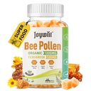 Bee Pollen 1000mg Sugar Free Gummies, w / lambaläätse, Royal Jelly, Propolis, Orgaaniline Bee Pollen närimistable toidulisand naistele, rikas E-vitamiini, immuunsus ja nahahooldus, 60 loeb