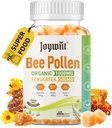 Bee Pollen 1000mg Sugar Free Gummies, w / lambaläätse, Royal Jelly, Propolis, Orgaaniline Bee Pollen närimistable toidulisand naistele, rikas E-vitamiini, immuunsus ja nahahooldus, 60 loeb
