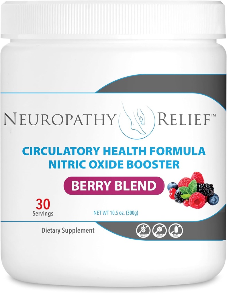 Neuropathy ReliefTM - Ringlev Tervis Formula Lämmastikoksiidi võimendaja - Berry Blend - L-arginiin L-tsitrulliin