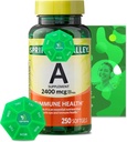 A-vitamiini täiendus 2400 mcg, 250 Softgels koos Bundle eksklusiivsete vitamiinide ja mineraalidega - A kuni Z - parem Ligth&Spring Guide