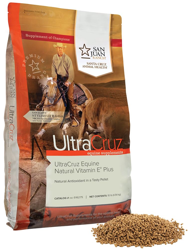 UltraCruz - sc-516275 Hobuste looduslik vitamiin E Plus hobustele, 10 naela, Pellet (66 päeva pakkumine)