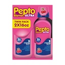 Pepto Bismol Liquid Ultra iivelduse, kõrvetiste, seedehäirete, kõhukinnisuse ja kõhulahtisuse jaoks - 5 sümptomit kiire leevendus, kirsi maitse 12 oz (pakk 3)