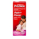 Laste Tylenol Suukaudne suspensioon Meditsiin, Laste Vedelik meditsiin Valu Reliever & Palaviku vähendaja külma + gripi sümptomite jaoks, aspiriin-, ibuprofeen- & alkohol- vaba, Bubble Gum, 4 fl. oz