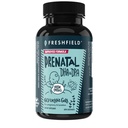 Freshfield Prenatal Vegan Omega 3 DHA: Säästev, Carrageen Free, kolmanda osapoole testitud, kompostitav pudel, süsiniku neutraalne. Toetab südant, aju, liigeste tervist w / DPA