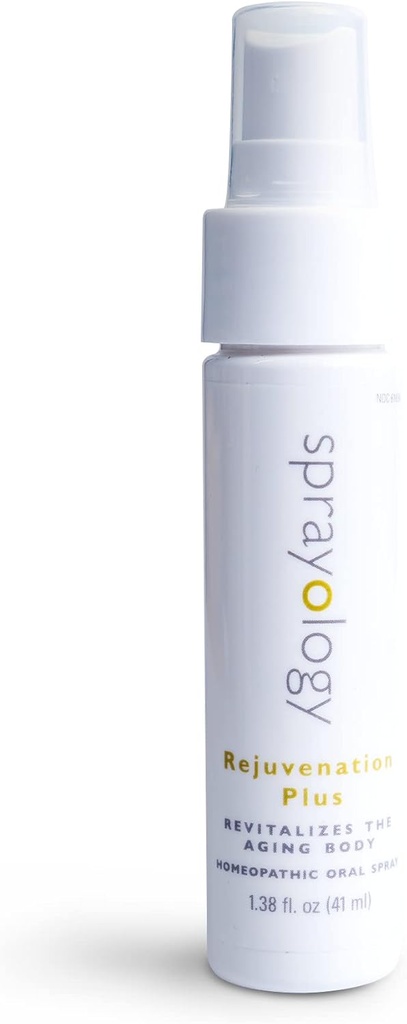 Sprayology Rejuvenation Plus | taaselustab vananemiskeha | Väsimuse ja vananemisvastase energialisandi | Vegan, Gluteen & Laktoosivaba | 30 päeva pakkumine (1,38 fl oz)