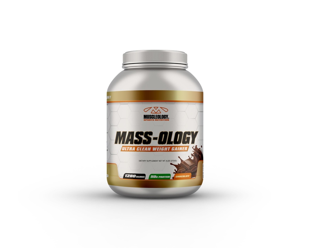 MUSCLEOLOGY Weight Gainer | Vadakuvalgu pulber | Lihaste ehitaja meestele ja naistele | Šokolaad, 6 naela