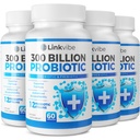 Probiootikum 300 miljardit CFU - 12 tüve orgaaniliste prebiootikumidega seedetraktile ja soolestikule, immuunsüsteemile, tervisele - probiootikumid naistele ja meestele - Daily Dairy Free, riiuli stabiilne - 240 loeb