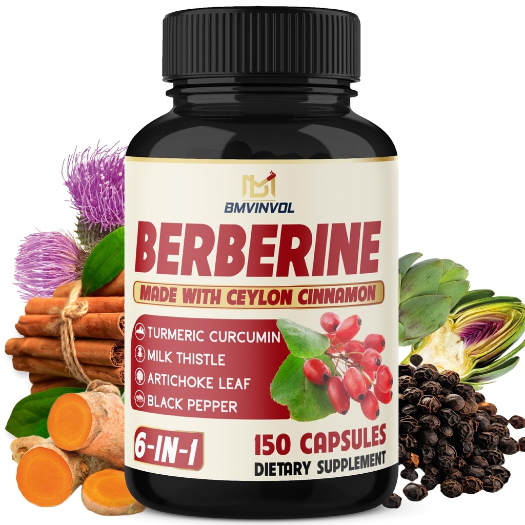 Berberiin koos Ceyloni kaneeliga, kurkum, piimaohakas, artišokk, must pipar - 150 loendit - 1 pakend