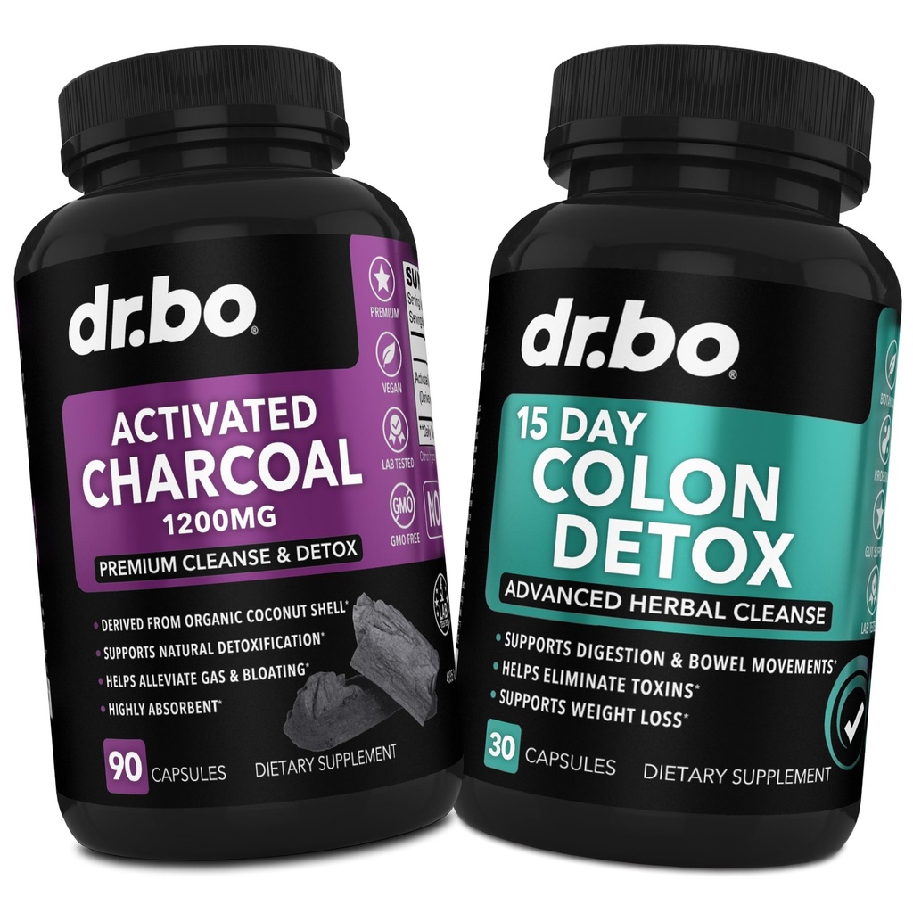 Aktiivsüsi & Colon Cleanser Detox - Orgaaniline Kookospähkli Süsi Pills & Colon Puhastus Maogaasi Puhver & Regularity - Soolestiku Liikumise Lisandid Maopuhitus, Soolestiku Tugi