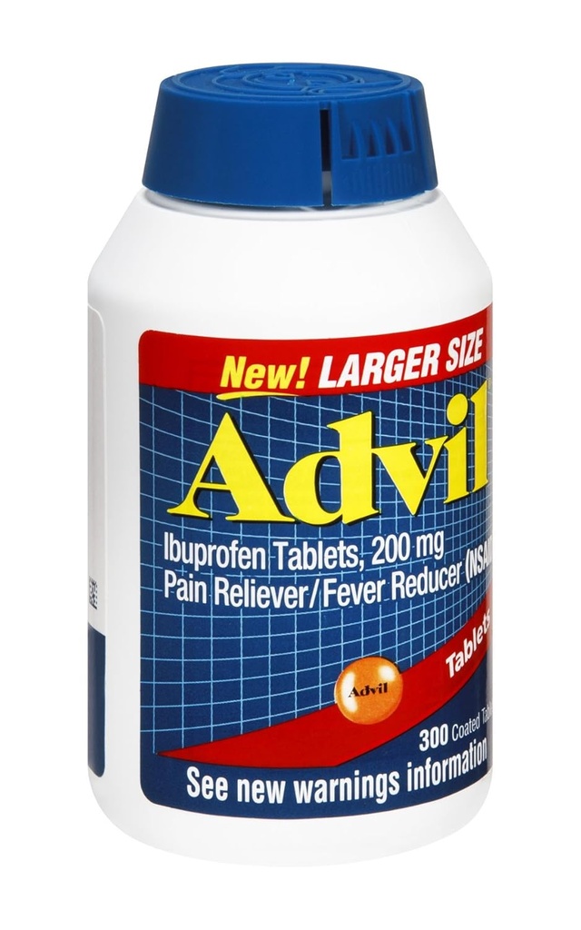 Advil Ibuprofeen 200 mg kaetud tabletid , 300 CT ( 3 pakendis )