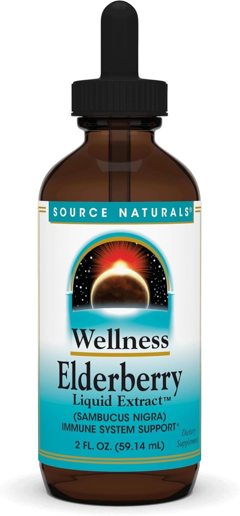 Allikas Naturals Wellness Elderberry Extract, 2 OZ - immuunsüsteemi tugi *