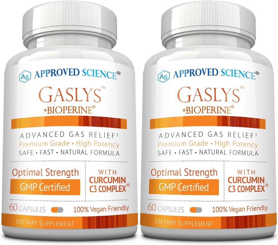 Heakskiidetud Science® GaslysTM - Soothe Seedetrakt, Leevendab gaasi- ja kõhukrampe - Artišokipulber, ingver, apteegitill Seed - 60 Count - Pakend 2