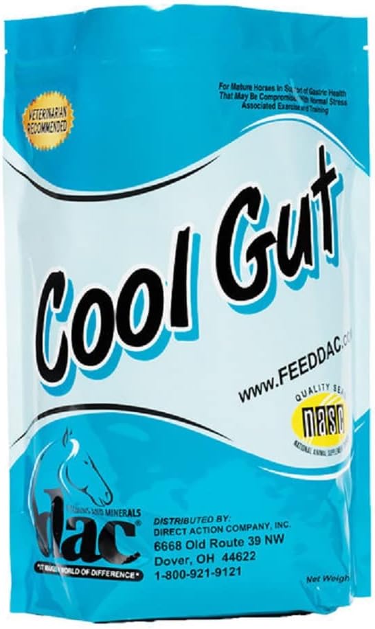 DAC Cool Gut 5 lb küps hobune toetab mao kõht pH Tervis soolekihid Täiendus