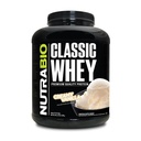 NutraBio Classic Whey Protein Powder- 25G Protein Per Scoop - Full-Spectrum Amino Acid Profile - No Fillers, kunstlikud värvid, säilitusained - Madal glükeemiline indeks - Creamy Vanilla, 5 naela
