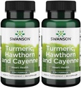 Swanson Full Spectrum Turmeric Hawthorn & Cayenne 60 kapslid (2 pakendit)