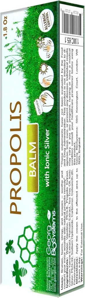 Propolis Balm ioonilise hõbedaga 30 g / 1 Oz