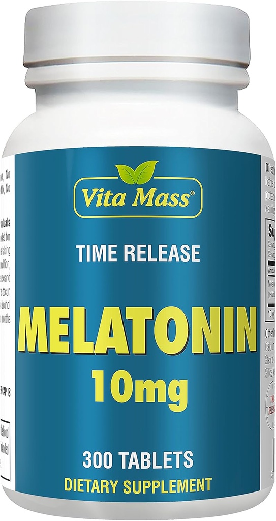 Melatoniin 10 mg - TR-aja vabanemine - 300 tabletti - maksimaalne tugevus