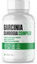 Garcinia cambogia Extra tugevus | # 1 Uus gartsiinia Cambogia Supplement Plus kaaliumkloriid, kaltsiumkarbonaat & kroom Aminohape | Suurendada energiat & vastupidavust - 60 Vegan kapslit