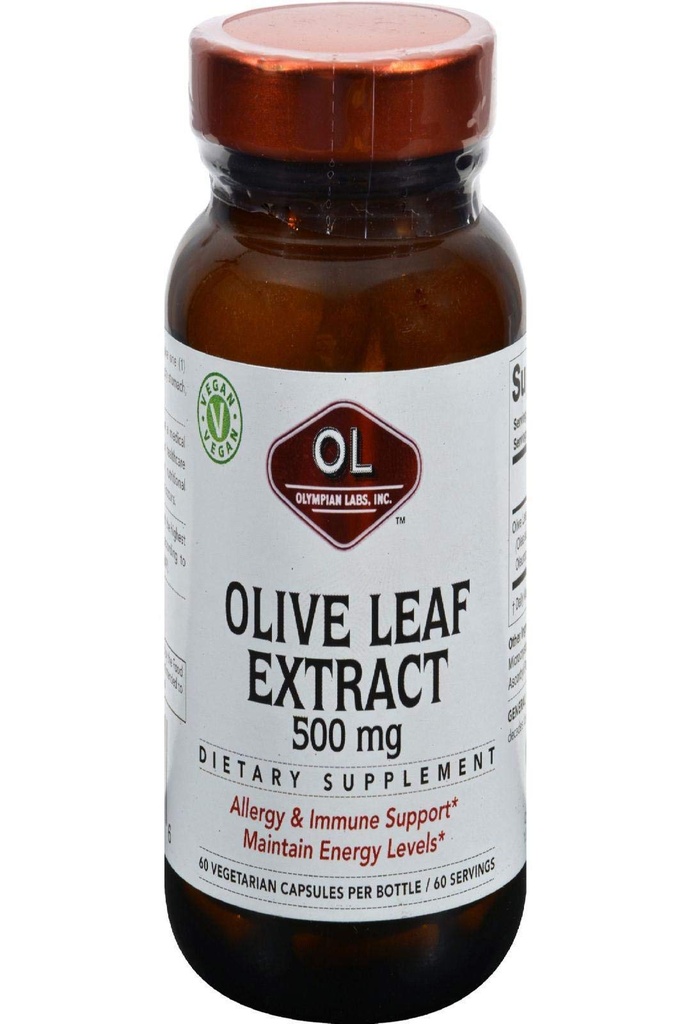Olympian Labs Olive Leaf Extract, 500mg 60 Kapsel