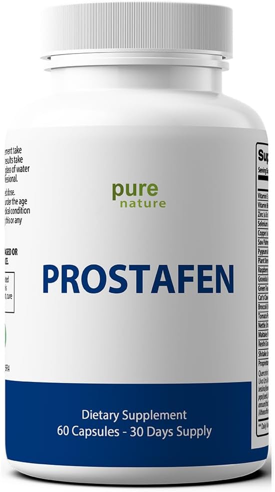 PureNature Prostafen eesnäärme tugivalem koos Saw Palmetto ja beeta-sitosterooliga