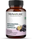Minature Resveratrol Extract kapslid | Superfood Supplements500500mg, 90 Veg Kapslid, 45 päeva Supply, 54g | Pure & Natural | Chemical Free Preservatives Free| Vegan | Valmistatud Indias