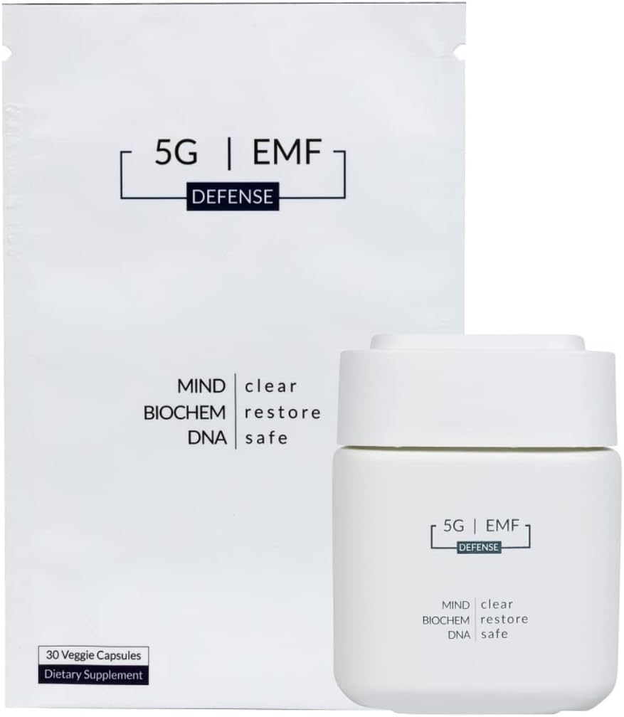5G EMF kaitse - sisesekretsioonisüsteemi kahjustaja puhastamine toidulisand - 30ct