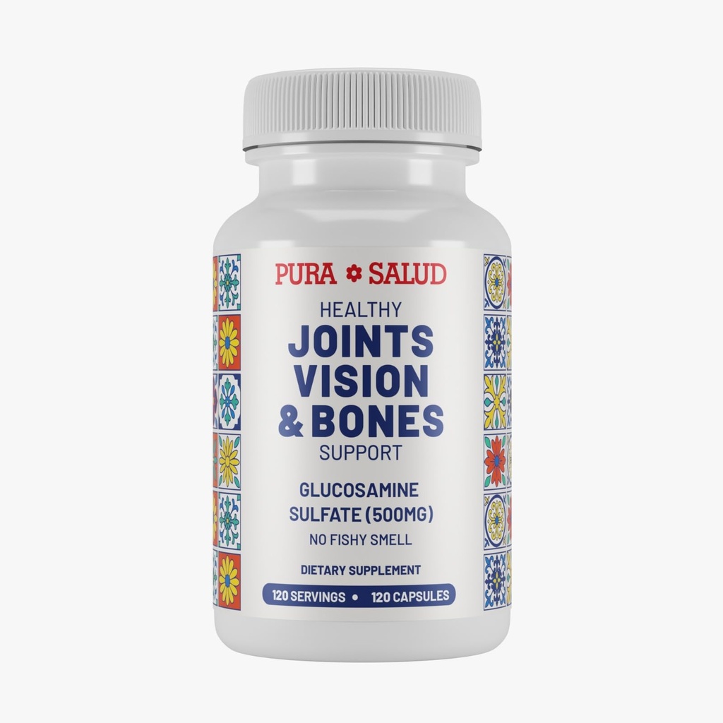 Põhilised kaubamärgid Pura Salud Pureflex Glükosamiini sulfaat 500mg, 120 loend (pakk 1)