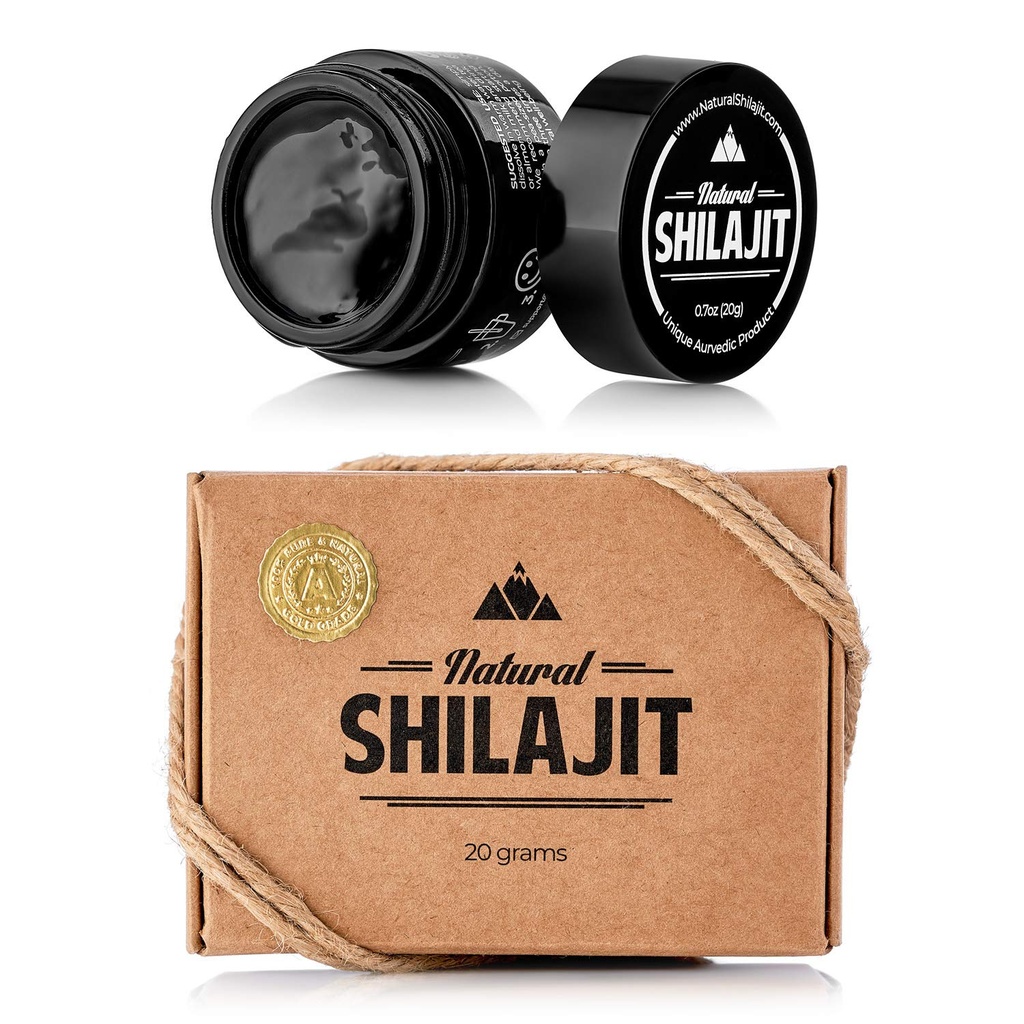 LOODUSLIK SHILAJIT Vaik - Shilajit meestele ja naistele, kellel on Fulvic Acid & Trace Minerals, Taimsed toitained energia, immuunsüsteemi tugi ja Vitality Vaik