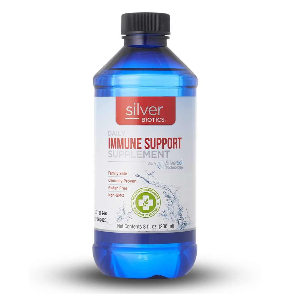 Silver Biotics patenteeritud Multivalentne SilverSol tehnoloogia | Ag4O4 10 PPM Immune Support | Bio-Hacking Immune Building Natural Support | 8 Fl Oz