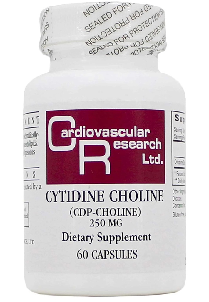Ökoloogilised valemid - tsütidiinkoliin 250 mg 60 kapslit [Tervis ja ilu]