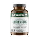 NutraMedix Binder Plus - Põhjalik Toksiini Binder & Body Detoxifier - Prebiootiline Antioksüdant Toetus + Inuliin, Bentoniit, Aloe Vera, Aktiivsüsi, Fulvic Minerals & Chitosan (120 kapslit)