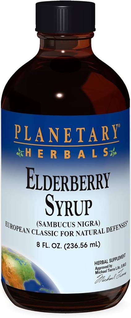 Planeeditaimed Elderberry Sirup, 8 fl oz (236,56 ml) Klaas