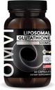 OMVI valemid, liposomaalsed glutatioonikapslid, superiorne imendumine, võimas antioksüdant, maksa detox, immuunsuse tõhustaja, antioksüdant energia, aju, naha, maksa tervise jaoks (500 mg, 60 kapslit)