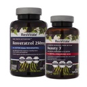 ResVitale Beauty 3 - nahahoolduse täiendus kollageeni, Keratin & Elastin - 90 kapslit & Resveratrol 250 mg - Resveratrooli täiendus meestele ja naistele - 120 Veggie kapslit