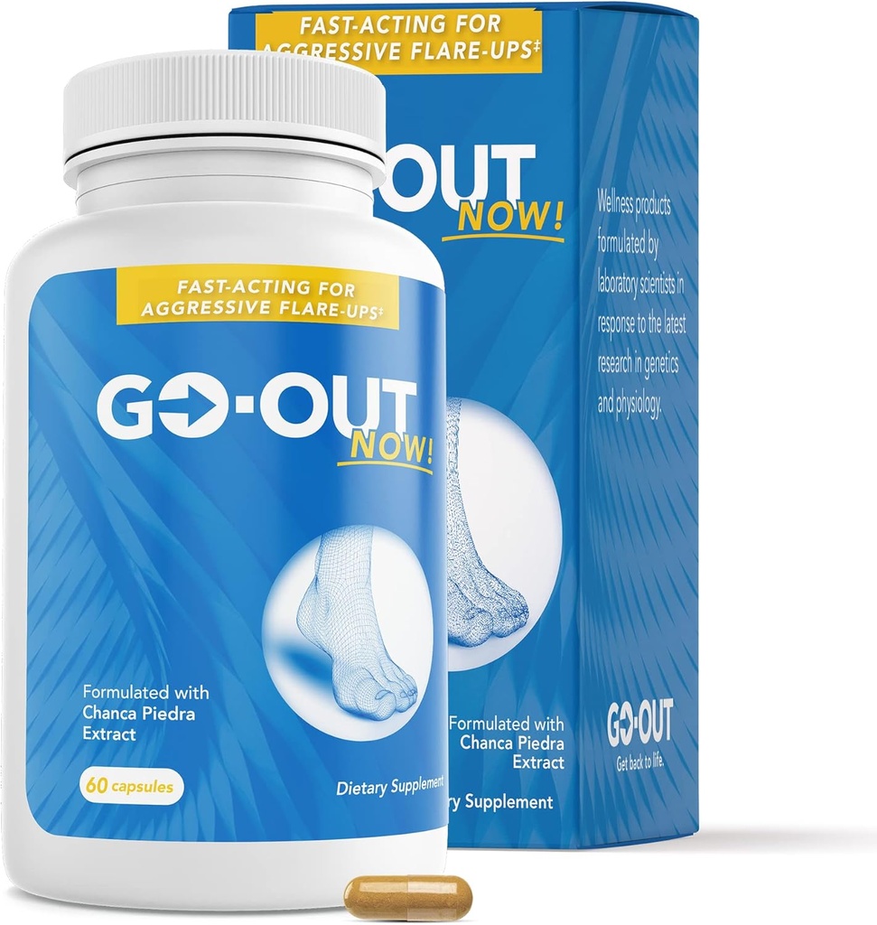 Mt. Angel Vitamiinid Go-Out Now - Chanca Piedra, Stone Breaker, Natural Kidney Cleanse & Sapipõie valem - Kivivaba, Chanca Piedra Liquid
