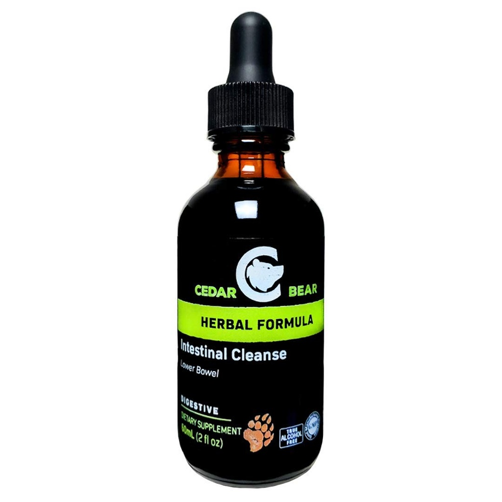 Cedar Beari soolestik puhastab vedelat taimset toidulisandit, mis muudab seedetrakti keskkonda, võimaldades kasulikul taimestikul jahutada 2 Fl Oz