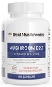 Real Seened Tsink ja Vitamiin D2 Kapslid - Orgaaniline Chaga ja Reishi Seeneekstraktid - Vitamiinid üldise heaolu toetamiseks - Vegan, Non-GMO, Gluteenivaba - 120 Count Seenelisa
