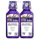 ZzzQuil Pure Zzzs Melatoniin Vedelik, Uneabi, Vedel Melatoniin 2mg, Kummel & Lavendel, Langeb Magama Kiire, Melatoniin Sleep Aids täiskasvanutele, Berry Maitsestatud, 2 Pack, 24 FL OZ