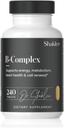 Shaklee - B-Complex- The Ultimate Energy Boost with Patented Bioactivated Absorption System™ - B Vitamins for Enhanced Well-Being - Supports Energy, Cardiovascular, and Brain Health - 240 Tablets