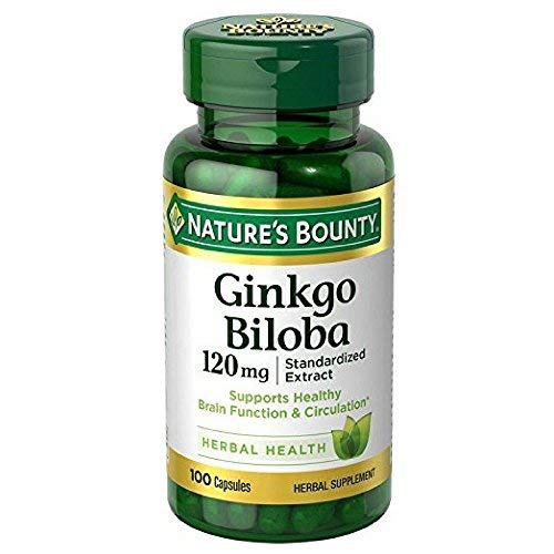 Nature's Bounty Ginkgo Biloba 120mg, 100 kapslit (pakk 2)