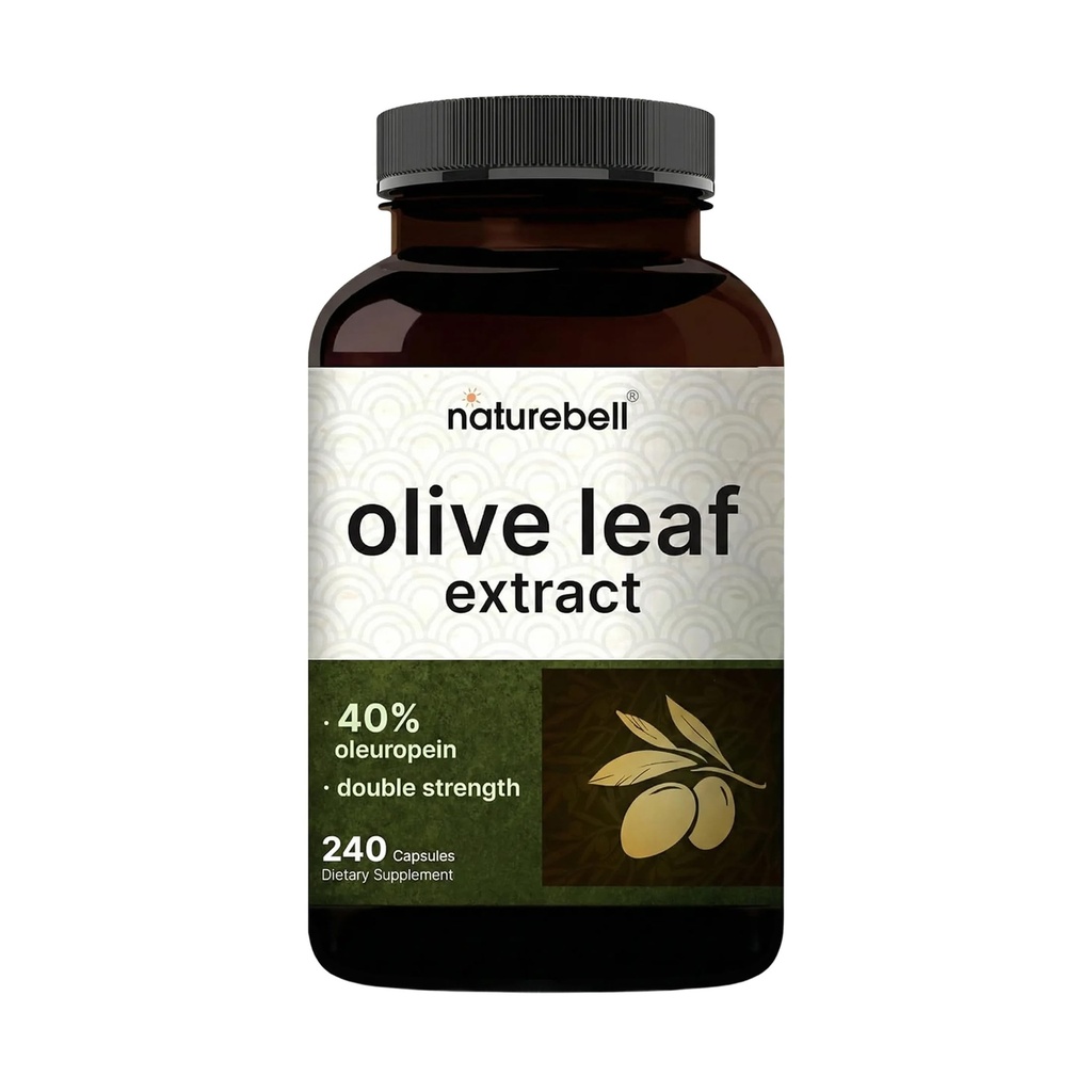Oliivilehe ekstrakt 30000mg , 240 kapslit | 40% aktiivset oleuropeiini , 50:1 taimset ekvivalenti – rikkalikult polüfenooli ja flavonoidide antioksüdante immuunsuse ja südame tervise jaoks – Non-GMO