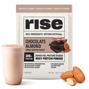 Rise Grass-Fed Whey Protein Pulber - Proovi šokolaadi mandli | 25 g valku Ei ole kunstlikke maitseid, värve ega säilitusaineid - Suhkruvaba, Gluteenivaba, Sojavaba (ühekordne serveerimine)