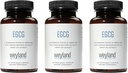 EGCG | Rohelise tee ekstrakt | 400 mg - Antioksüdandi lisand | Vegan, Gluteenivaba | 100 taimekapslit (3. pakendis)
