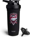 Smartshake TMNT Ninja Power Reforce Stainless Steel Protein Shaker Pudel 900 ml | 30oz - Leakproof Screw-on Lid - BPA Free - Unisex - Black