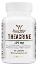 Teakriin (Teacrine) 100 Mg, 60 kapslit - energia ja fookuse lisand (sarnane kofeiini pillidega, kuid peenem ja pikem kestev) Mitte-GMO ja gluteenivaba kahekordse puiduga