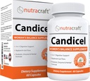 Nutracraft Candicel # 1 Soolefloora lisand | Kaprüülhape, Oregano, Ussipuu, Black Walnut & Probiootikumid ülekasvu toetamiseks | 60 kapslit (GMO-väline)