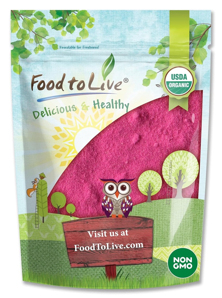 Toit elusaks orgaaniliseks draakoniks puuviljapulber, 1,5 naela - mitte-GMO, pulbriline punane Pitaya, Vegan, Bulk. Sisaldab maltodekstriini. Rikas antioksüdante, kiudaineid, C-vitamiini. Ideaalne raputamiseks, Smoothie Bowls